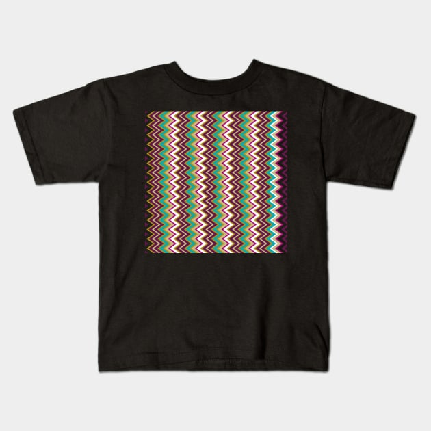 zig-zagged Kids T-Shirt by hdconnelly